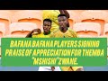 Bafana bafana players signing praise of appreciation for Themba ZWANE.What A Beautiful Thing To See.