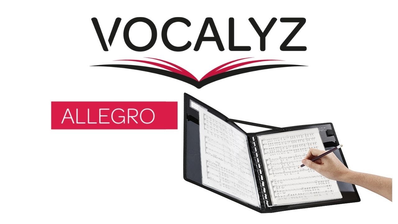 Classeur porte-partitions ADAGIO pour pochettes perforées A4 - Vocalyz –  VOCALYZ