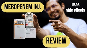 Meropenem injection ip 1gm use in hindi | Meropenem injection uses, side effects