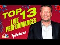 The Best of the Top 13 Live Performances | NBC's The Voice 2022