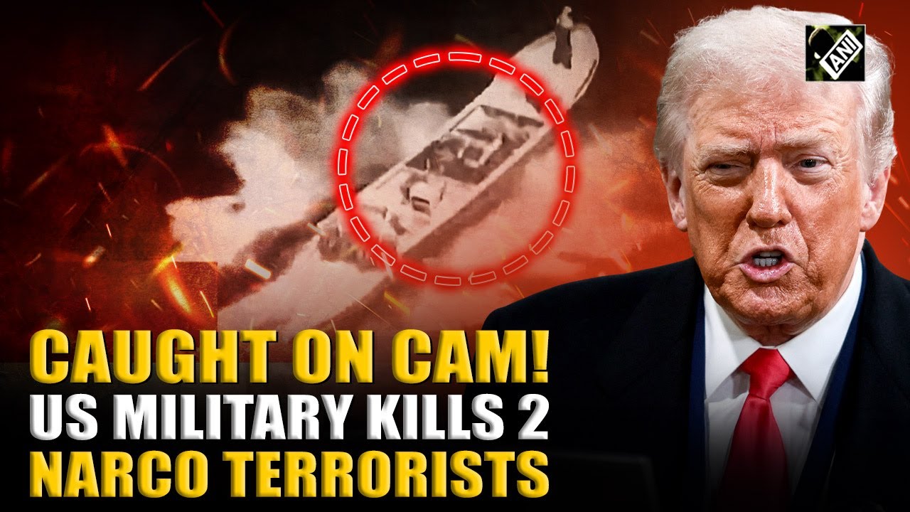 Caught on Cam! US Military strikes ‘Drugs carrying’ boat in Eastern Pacific, 2 terrorists killed