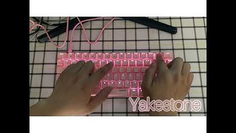AJAZZ Cute Pink AK33 Mechanical Keyboard 82 Keys Green Red Switch Keyboard for Win PC Desktop Gamer