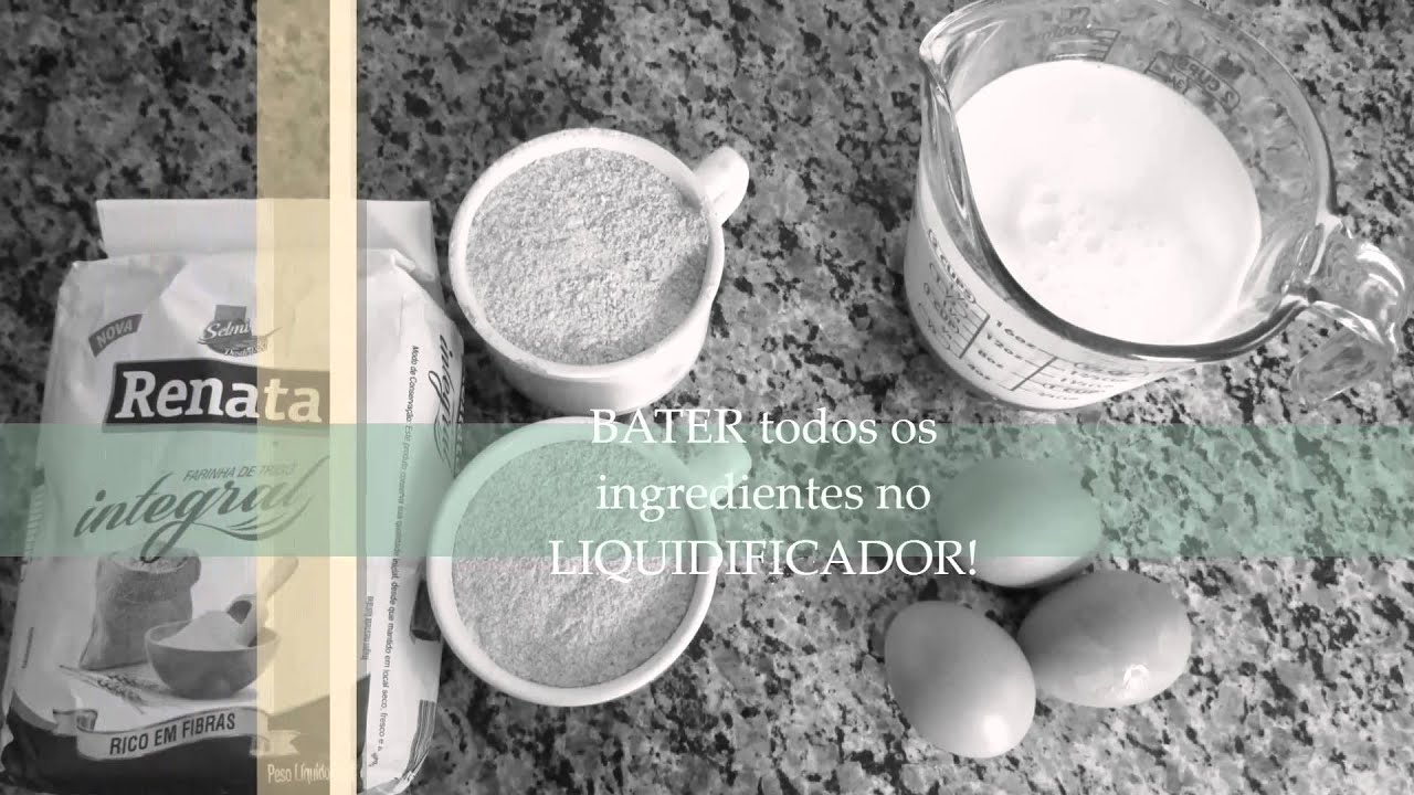 Receita Light | Panqueca Integral Rápida e Simples