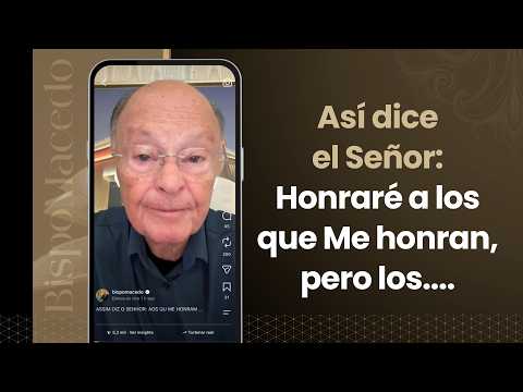 Thus Says the Lord: I Will Honor Those Who Honor Me, but Those... - Morning Meditation 09/11/26