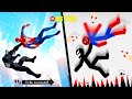 8 min best falls  stickman dismounting funny moments  big stick 81