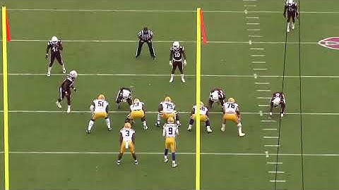 Every example of LSU running spacing 2019