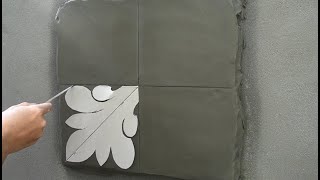 Sketch cement sculpture pattern for beginners