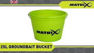 Matrix Groundbait Bucket Vödör 25L videó