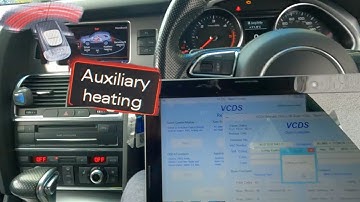 Auxiliary heating enabling through VCDS