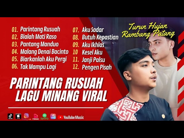 LAGU MINANG TERBARU PARINTANG RUSUAH AL ARIFIN - LAGU MINANG TERBARU 2024 FULL ALBUM class=