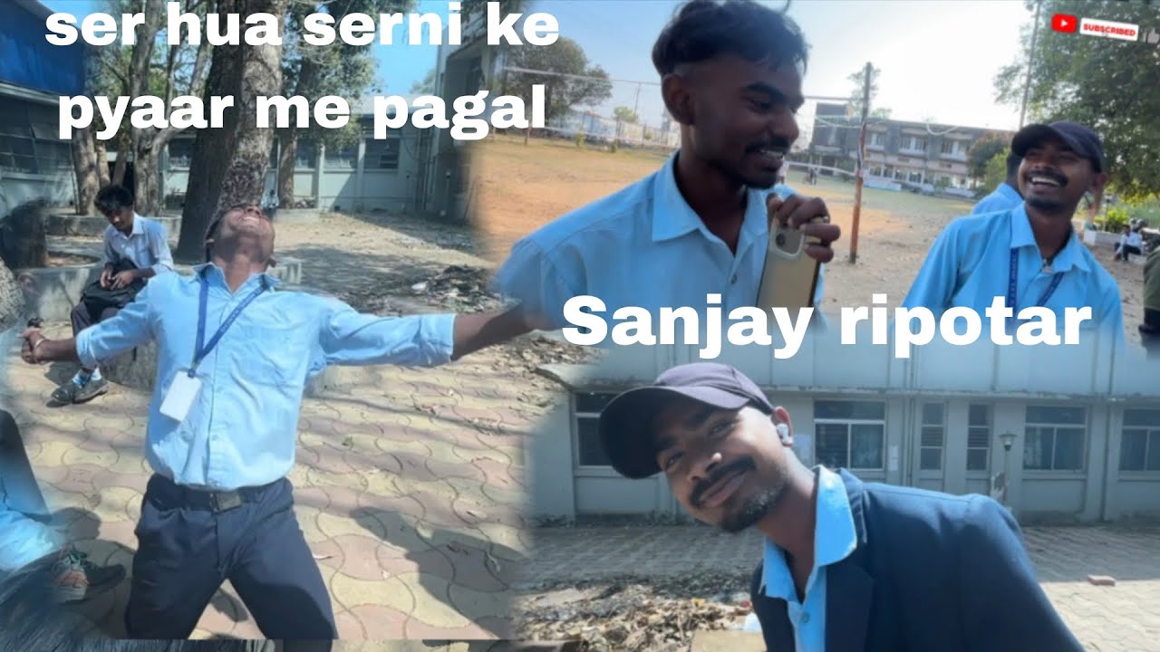 college funky all friends 🤭 sanjay bana ripotar ser hua gussa😡￼￼