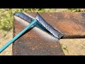 Millions of Welders Don’t Understand! The Correct Technique for 90° Iron Plate Welding