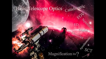 Basic telescope optics, mounts and considerations for wide field and deep sky astrophotography