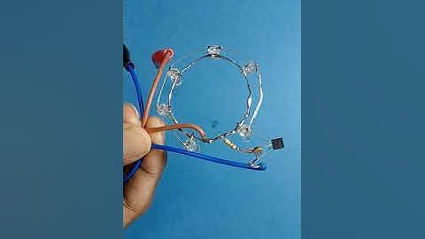 Simple Music Reactive LED Circuit 🎶 #shorts #shortfeed #diy