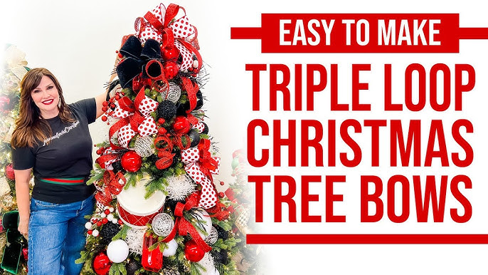 How to Put Ribbon on a Christmas Tree: 4 Easy Techniques