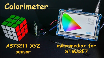 AS73211 Colorimeter - XYZ sensor and STM32F7