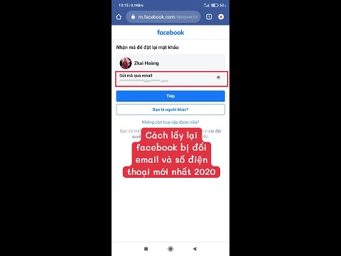 Cách Mở Lấy Lại FaceBook Bị Đổi Email Với Số Điện Thoại Mới Nhất 2020