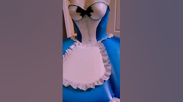 making a gravity defying alice 👗