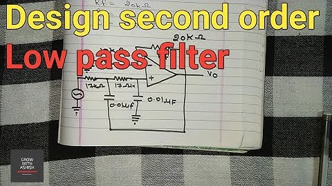 How to design second order Low pass filter | Second order Low pass filter Numerical problem | Filter