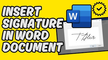 [Easy Guide] Insert Handwritten Signature in Word Document