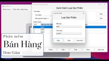Phần mềm Quản lý cửa hàng bán hàng Winform C# (ShopSimple)
