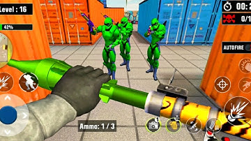 Robot FPS shooting Strike 2 _ Counter Strike 2020 _ Android Gameplay #6