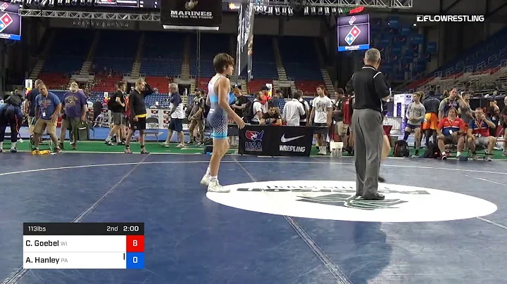 113 Lbs Cons 32 2 Cody Goebel Wisconsin Vs Alex Ha...