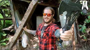 Making My Own Axe Throwing Range! - Raising The Roof - Part 2
