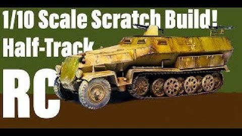 WW2 Hanomag 251Halftrack RC Tank Scratch Build! / Part 3 / Tamiya Kit Model Reveal!