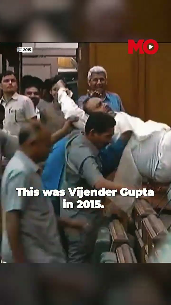 Vijender Gupta: Once Marshalled Out Of The Delhi Assembly, Becomes Speaker Of The House