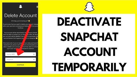 How To Temporarily Disable Your Snapchat Account (Quick & Easy!)