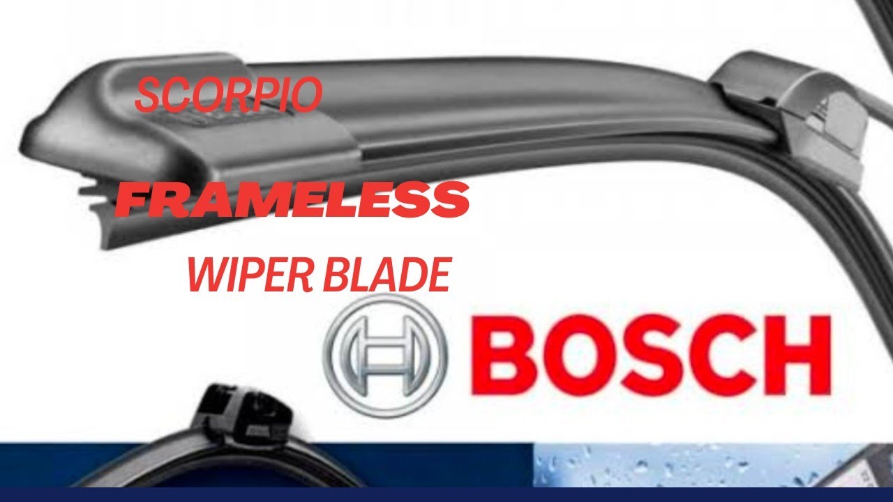 how to change Scorpio wiper ,/ how to install frameless wiper blade in