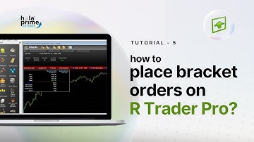 How to Place Bracket Orders on R Trader Pro | Quick Tutorial
