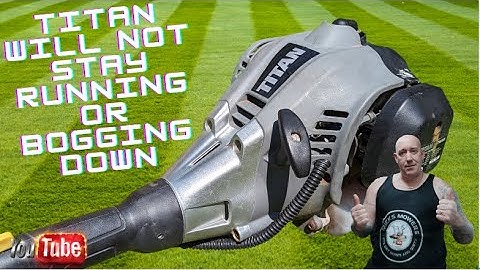 Fixing a Titan Strimmer multi tool that bogs or will not stay running