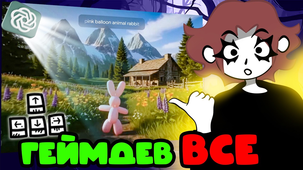 создай СВОЮ игру за 1 МИНУТУ || НОВАЯ НЕЙРОСЕТЬ PROJECT GENIE 3