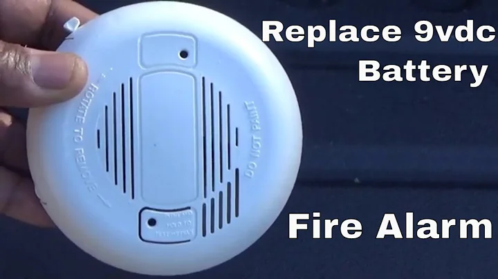 How To Change The Battery & Trouble Shoot Fire Alarm BRK Electronics  Model #  4120B