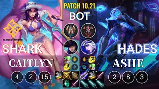 EM Shark Caitlyn vs Hades Ashe Bot - KR Patch 10.21