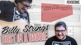 Video thumbnail of "How To Play Billy Strings' Dust In A Baggie - Advanced Bluegrass Guitar Lesson"