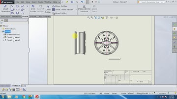 Solidworks tutorial| solidworks tutorial Model view and Projected view