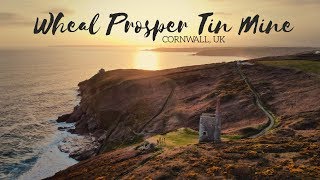 Wheal Prosper and Rinsey Cove, Cornwall UK. Mavic 2 Zoom Cinematic 4k