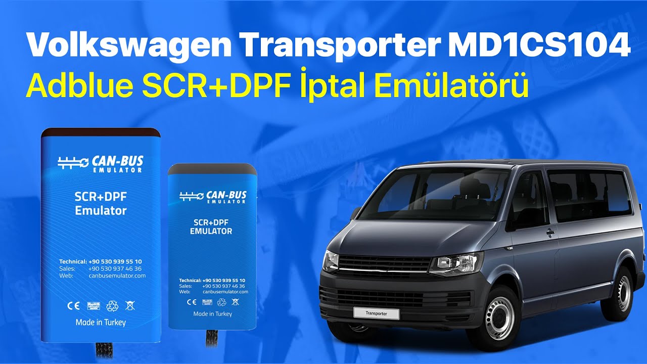 Volkswagen Transporter MD1CS104 Adblue SCR+DPF İptal Emülatörü