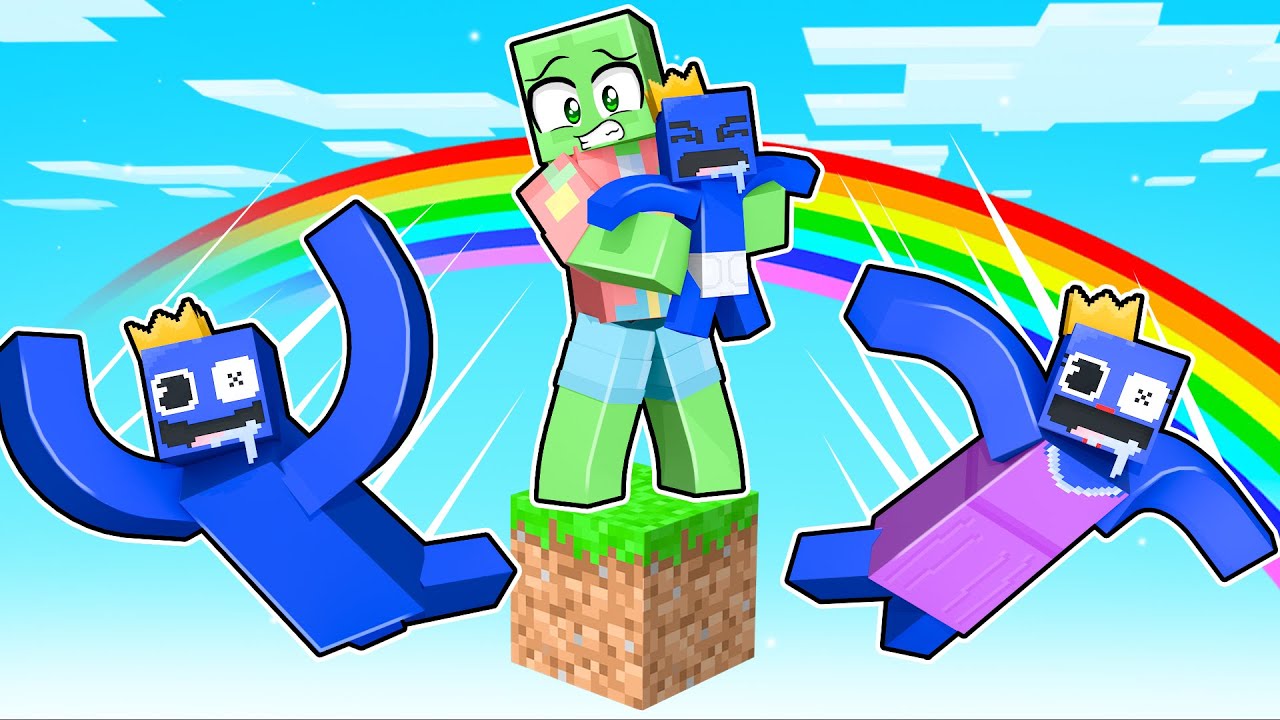 RAINBOW FRIENDS BLUE HAS A BABY! (Minecraft) 