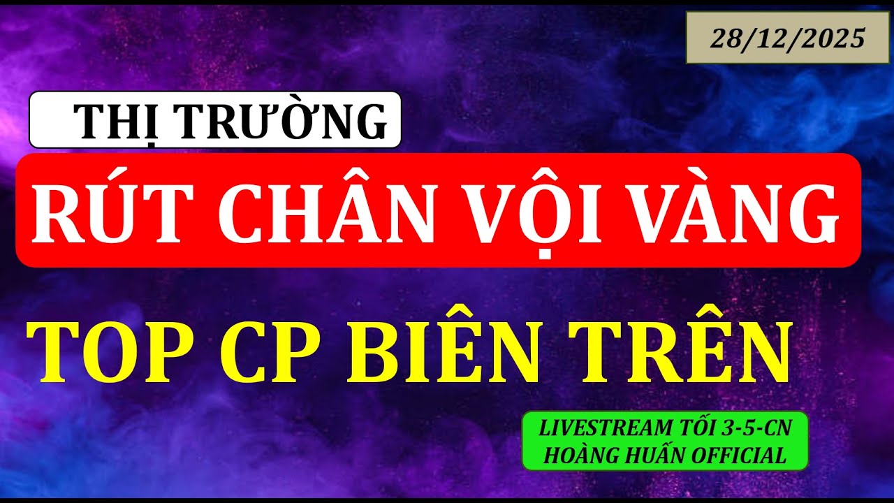 🔴Thị trường: Rút chân vội vàng, top cổ phiếu biên trên.