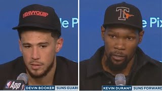 Devin Brooker & Kevin Durant Postgame Interview: Phoenix Suns loss to Timberwolves 122-116 in Game 4