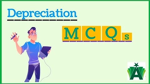 MCQs on depreciation