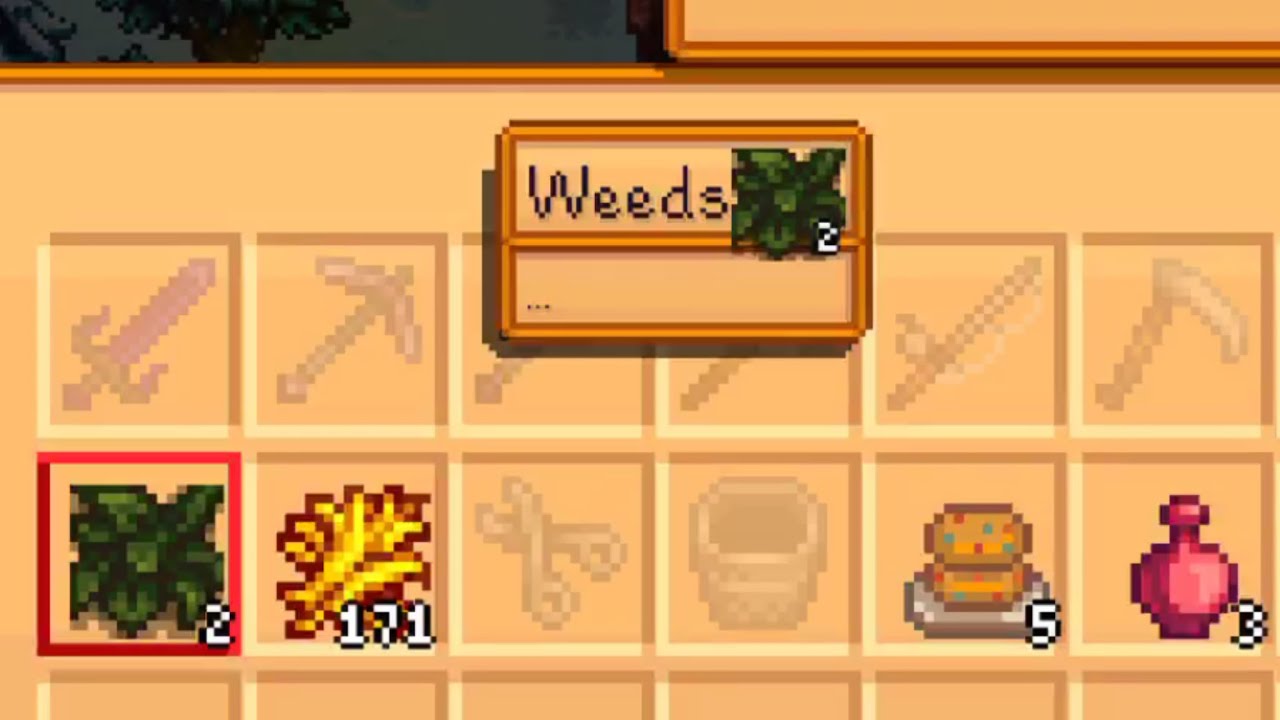 I got Weeds... Stardew Valley YouTube