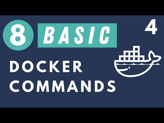 8 Basic Docker Commands || Docker Tutorial 4