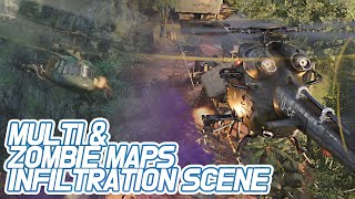CALL OF DUTY BLACK OPS COLD WAR MULTI &amp; ZOMBIE MAPS INTRO INFILTRATION SCENE