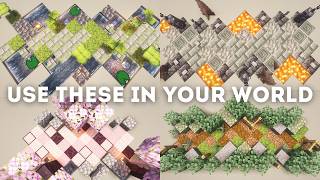 8 Path Designs | Minecraft | Tutorial