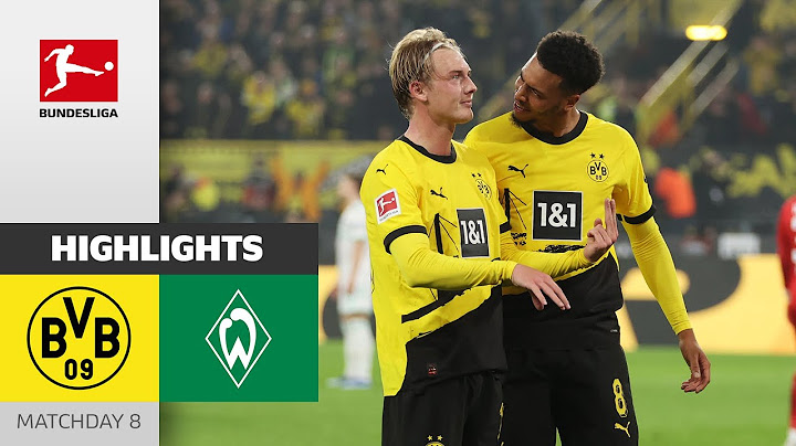 Borussia Dortmund - Werder Bremen 1-0 | Highlights | Matchday 8 – Bundesliga 2023/24